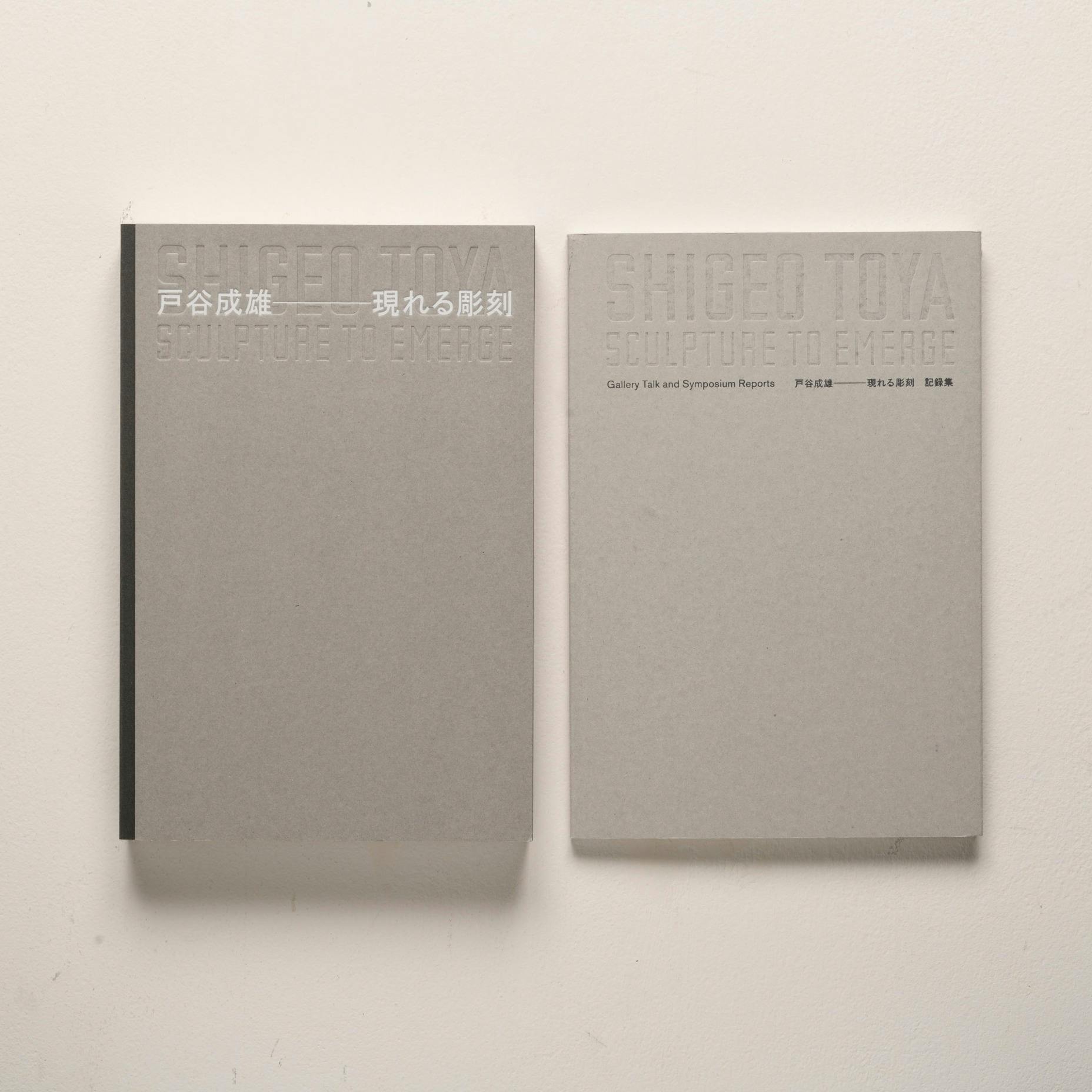 戸谷成雄―現れる彫刻＋記録集  Shigeo TOYA—Sculpture to Emerge+Document