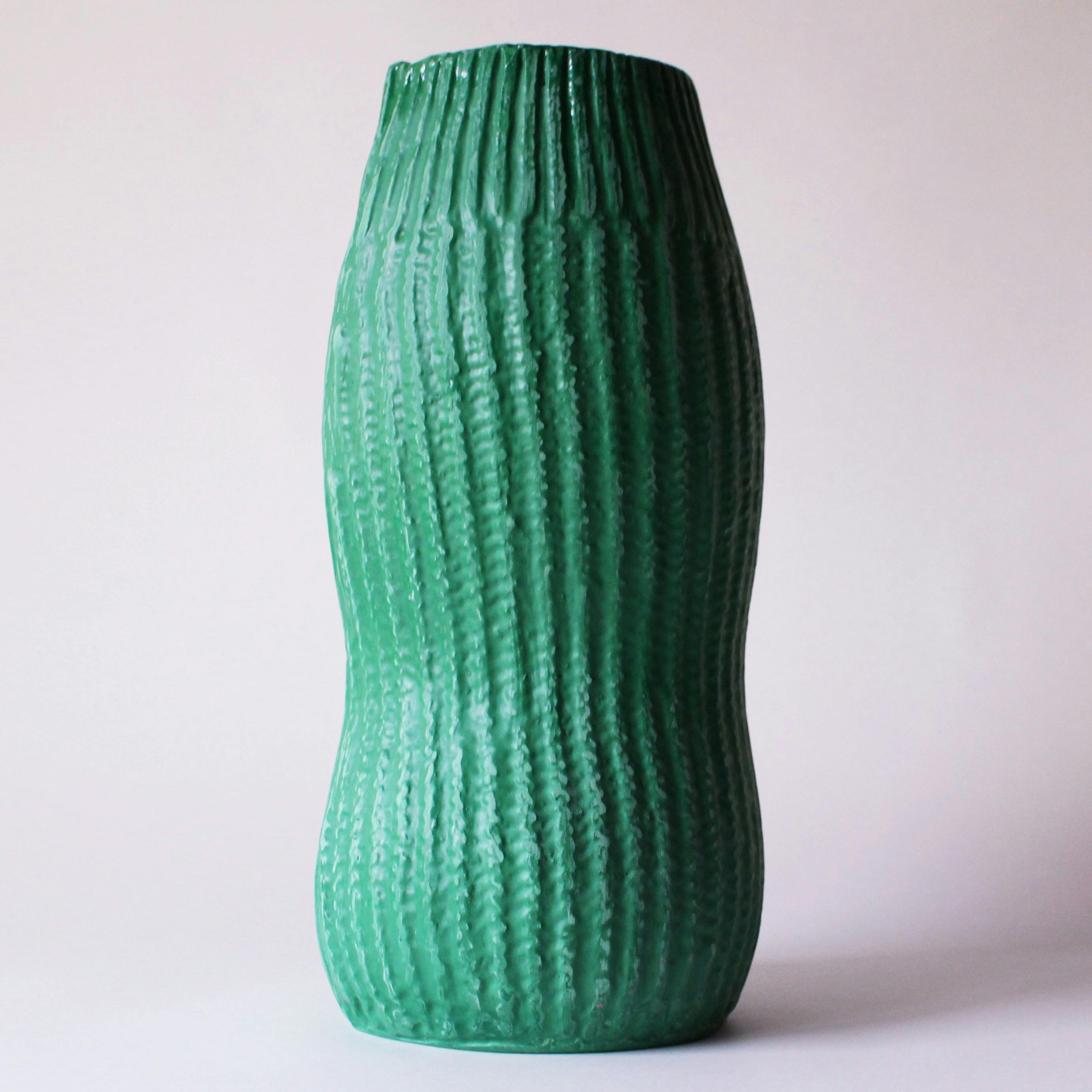 KNITWARE: VASE (Green)