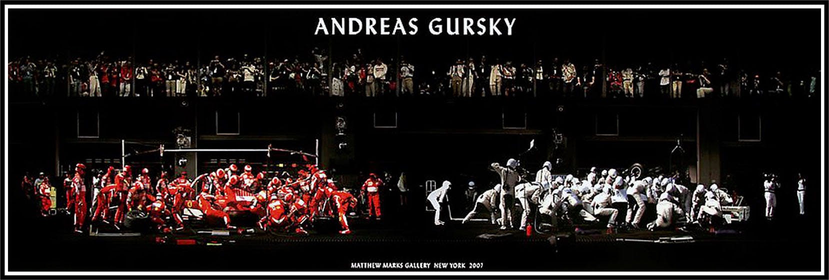 Andreas Gursky: F1 Boxenstopp ポスター