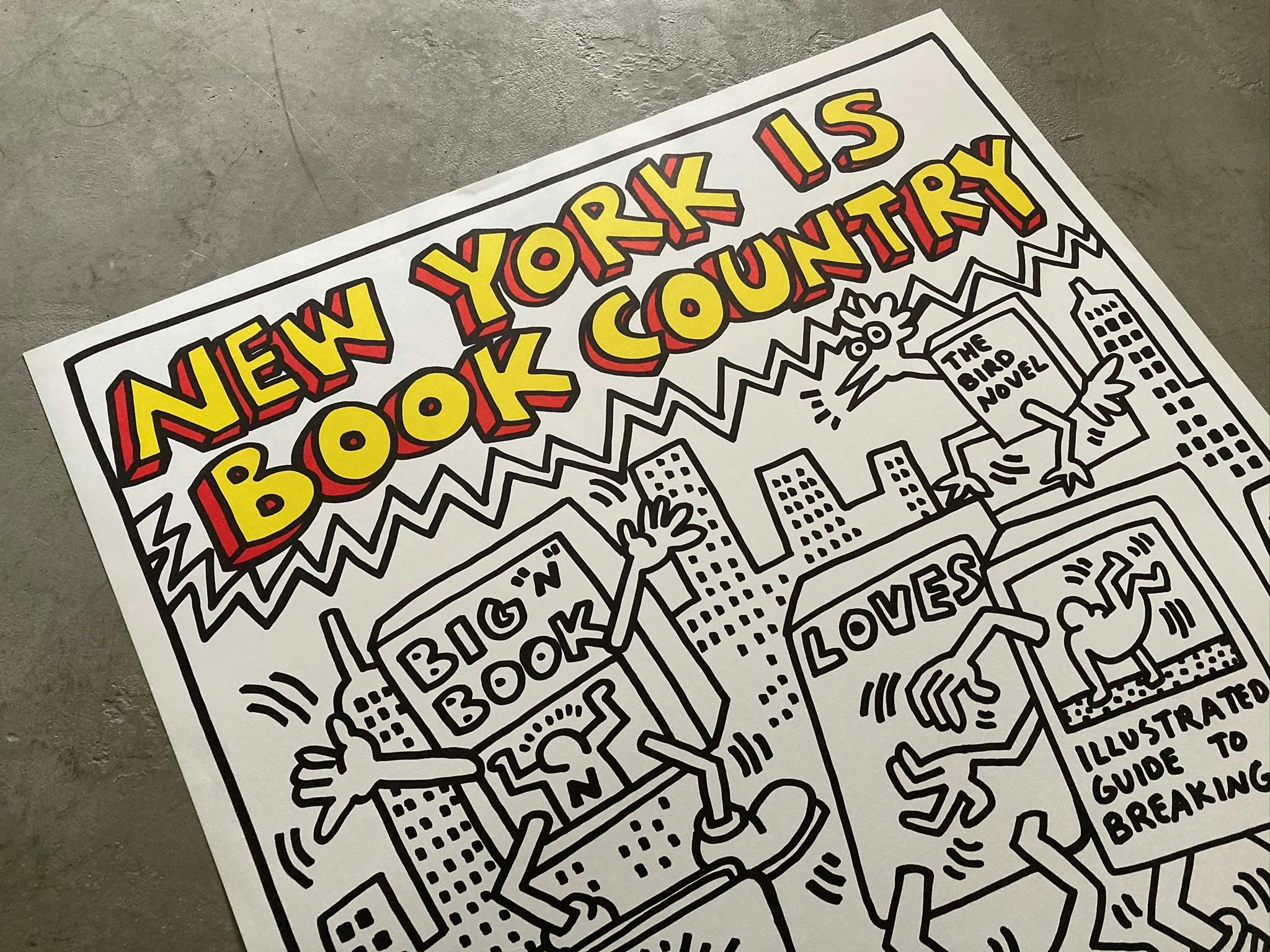 額装付き New York Is Book Country キース ヘリングの販売 通販 Oil By 美術手帖