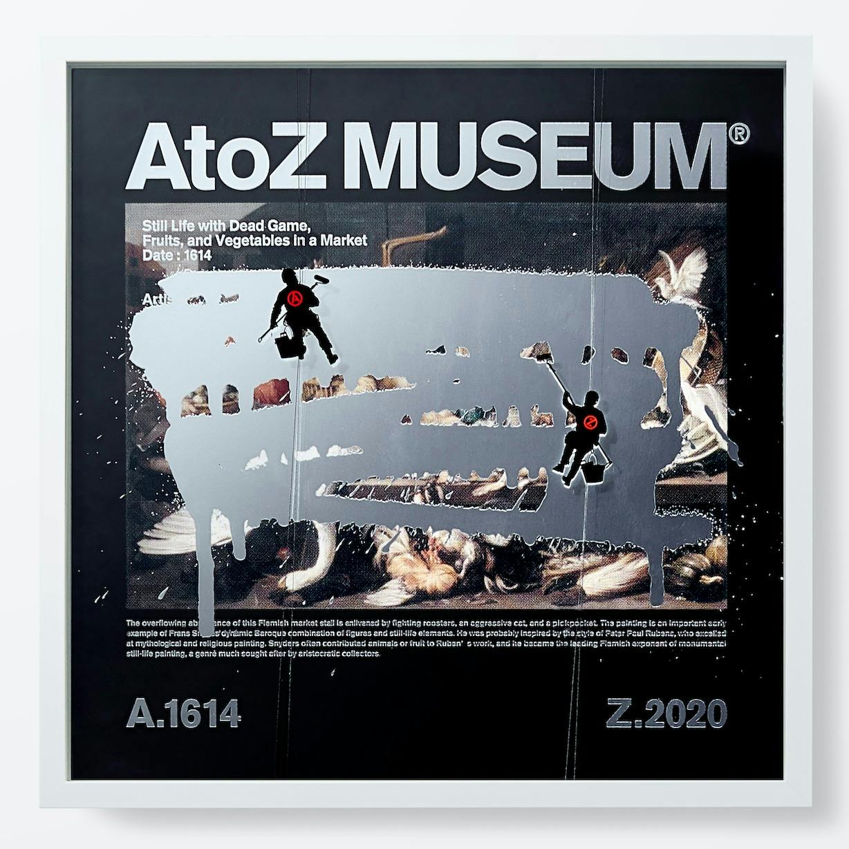 Still Life with Dead Game,Fruitsand Vegetables in a Market