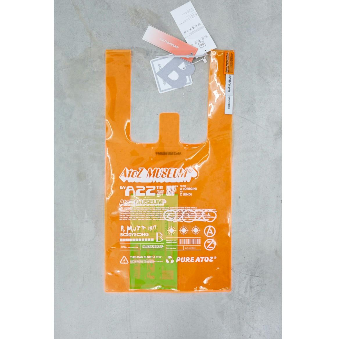 A2Z™  AtoZ MUSEUM® × BODYSONG. PVC bag Orange