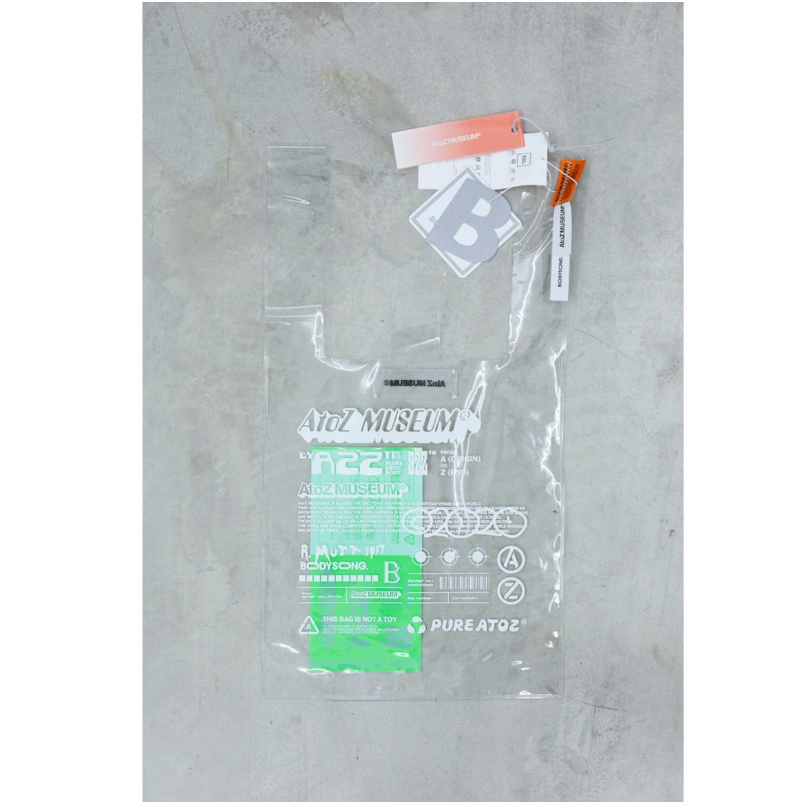 A2Z™  AtoZ MUSEUM® × BODYSONG. PVC bag Clear