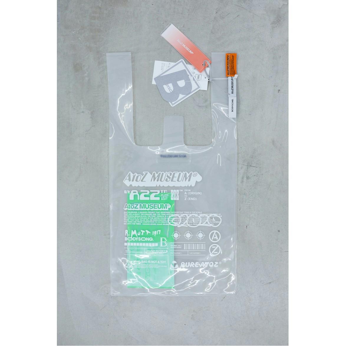 A2Z™  AtoZ MUSEUM® × BODYSONG. PVC bag White