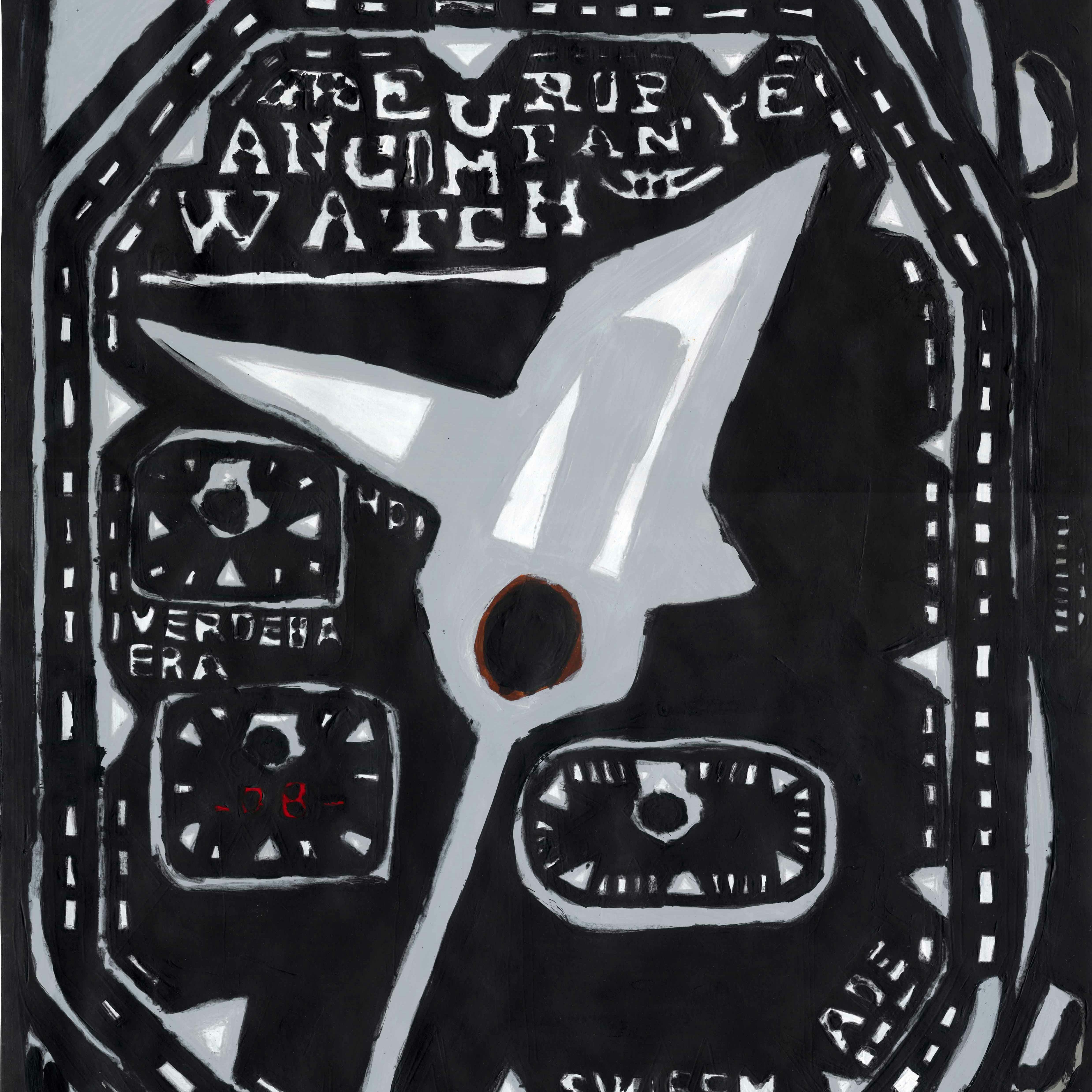 EUROPEAN￣￣￣COMPANYWATCH朝、夜十時八分ヴェルデ・バンディエラVERDEBANDIERASWISSMADE時計