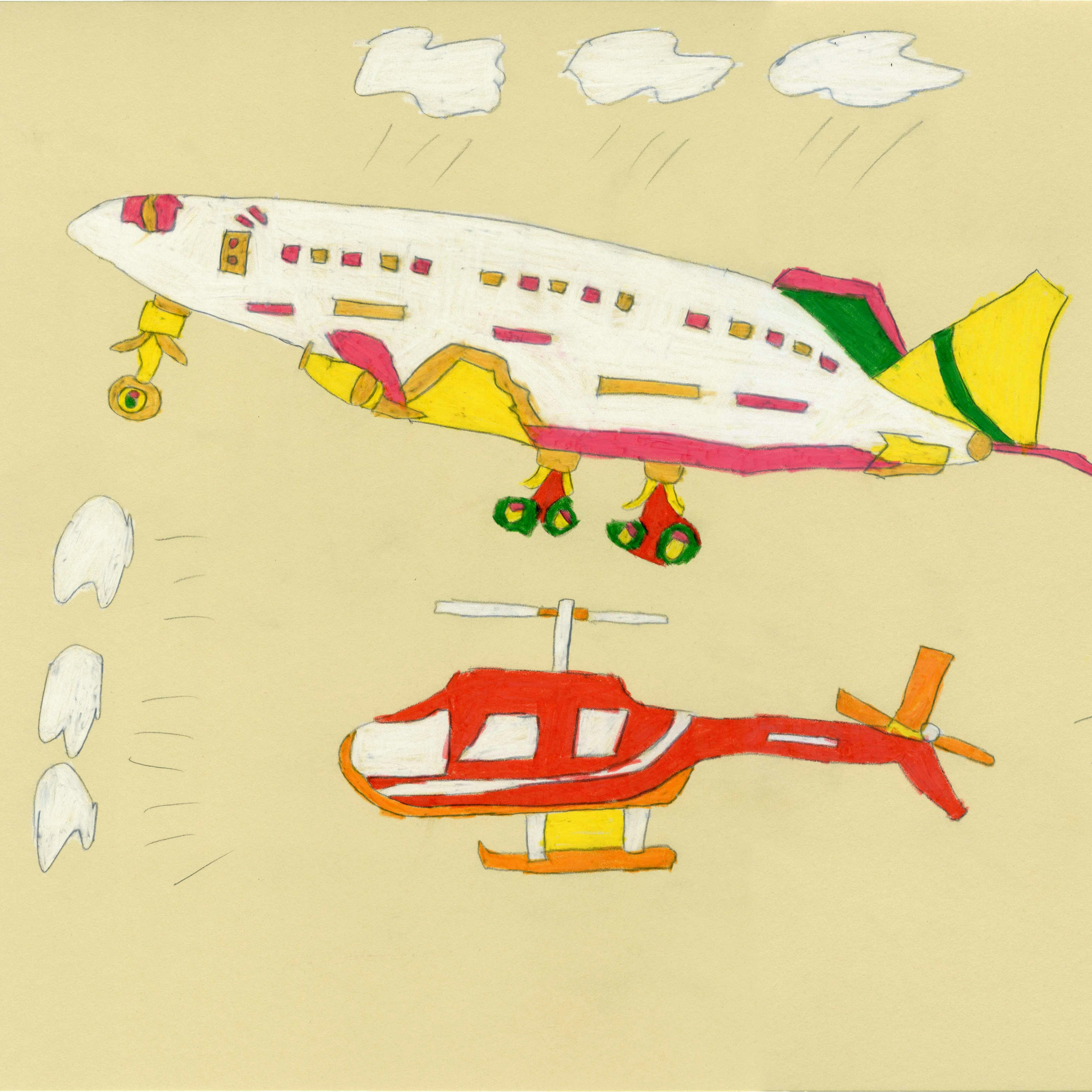 ボーイング767-300　ヘリ