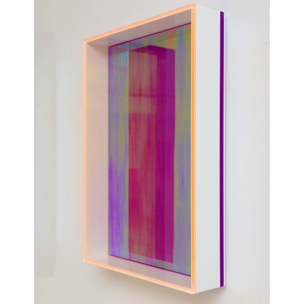 Colormirror Soft Orange White Frame Cologne