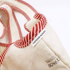 “ECO BAG” bag（赤ストライプ）