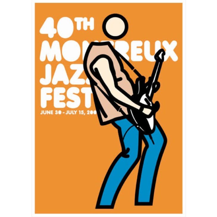 Jass Festival ポスター/ orange  + オーダーフレーム