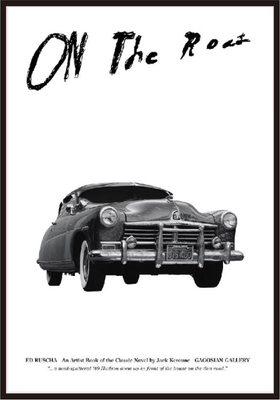 Ed Ruscha: On the Road: An Artist Book of the Classic Novel by Jack Kerouac ポスター