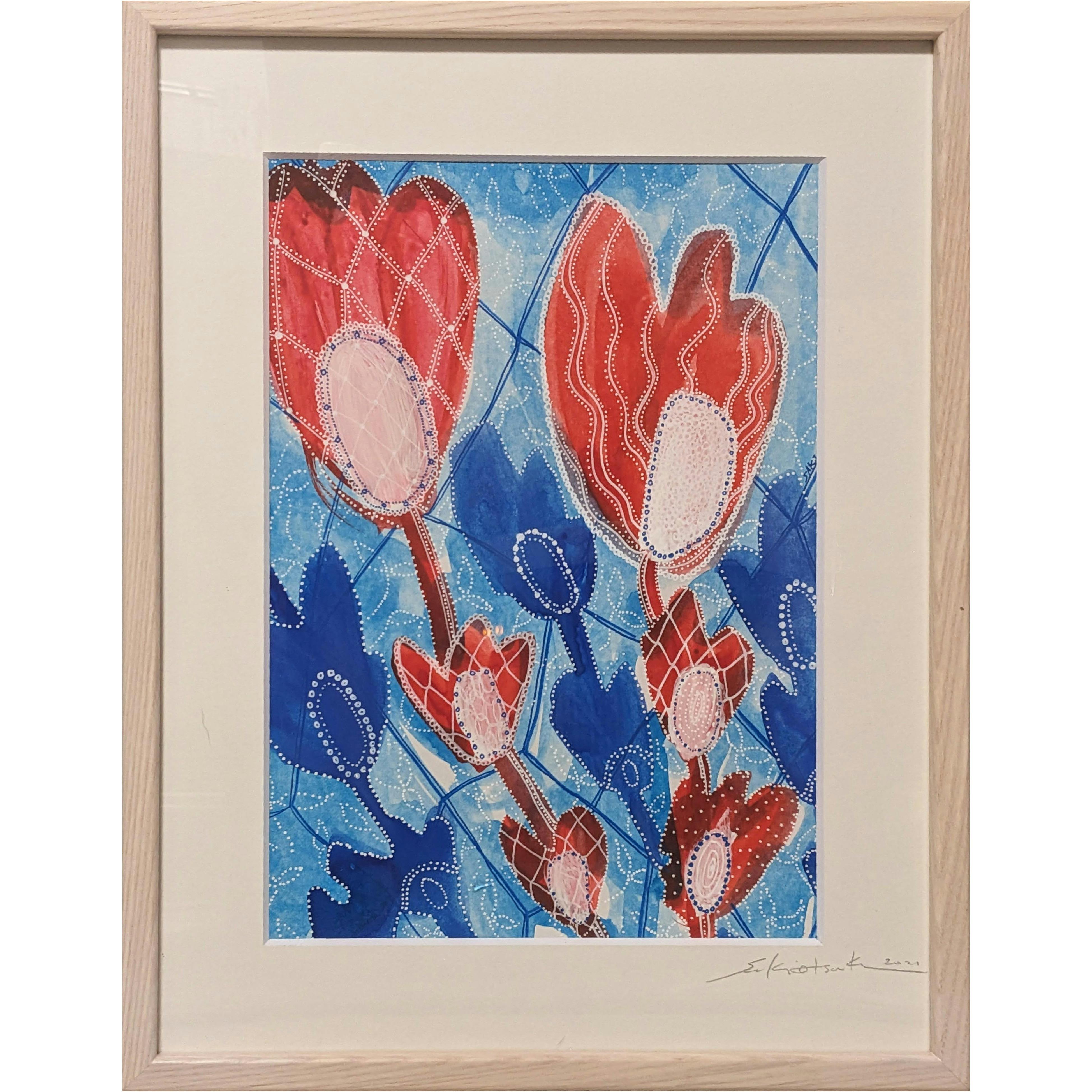 揺れる赤 揺れる青