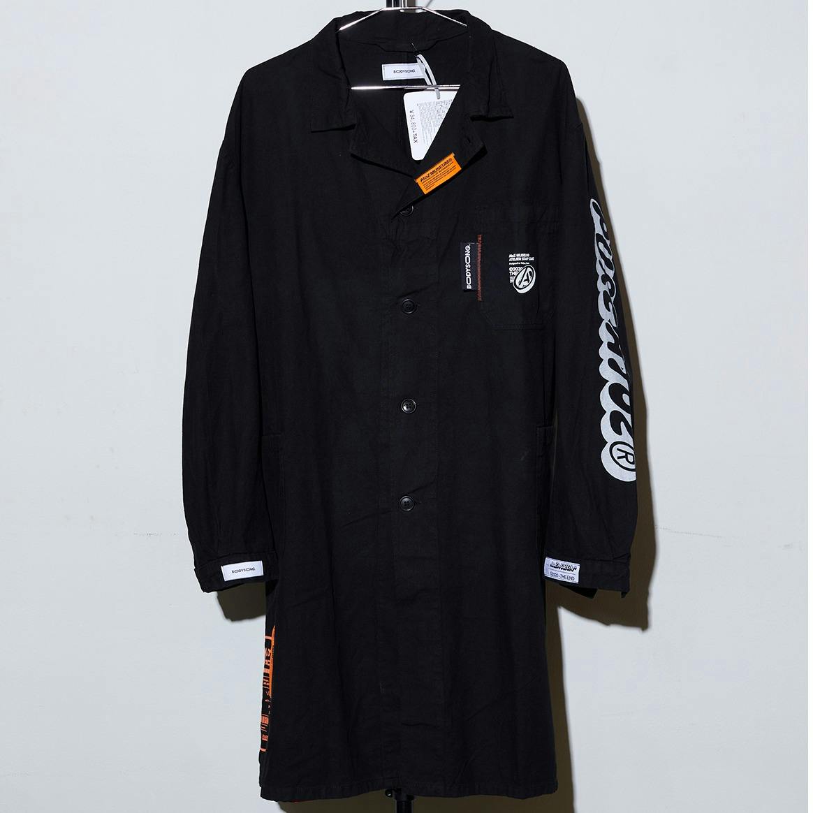 A2Z™ x BODYSONG. COAT ヴィンテージ黒(dyed black)