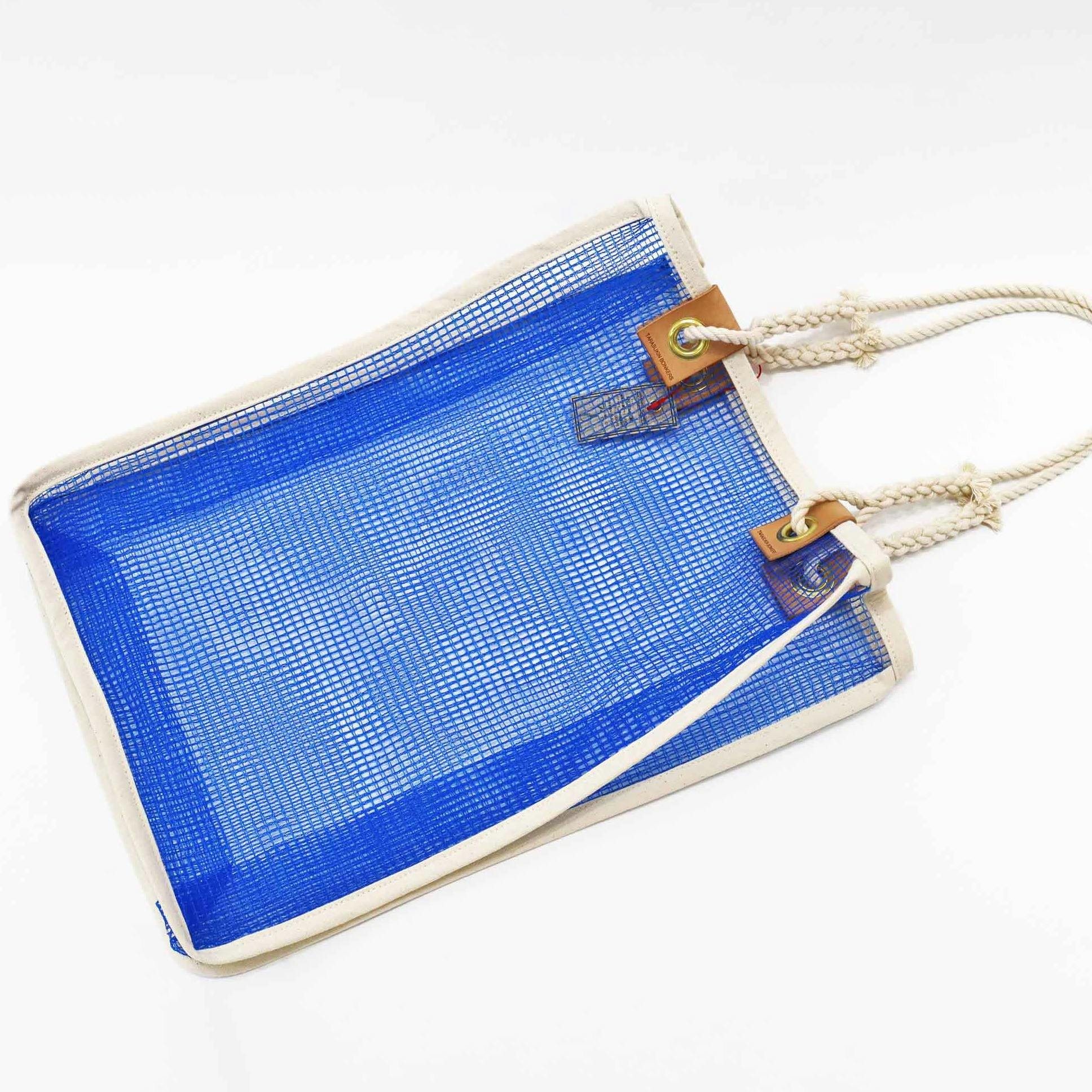 KNOT bag（網）＜Mサイズ＞　ブルー