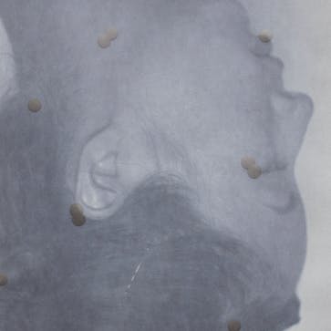 snow (face)  *from group exhibition "Linocut" at Gallery Nomart