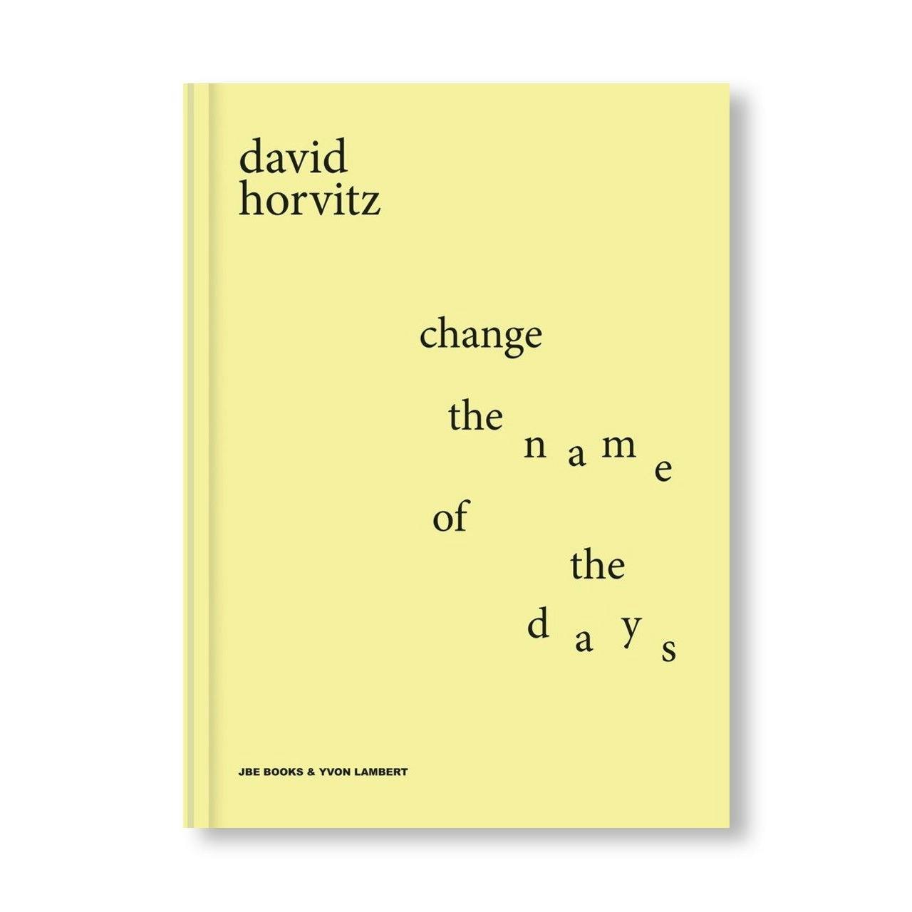 CHANGE THE NAME OF THE DAYS