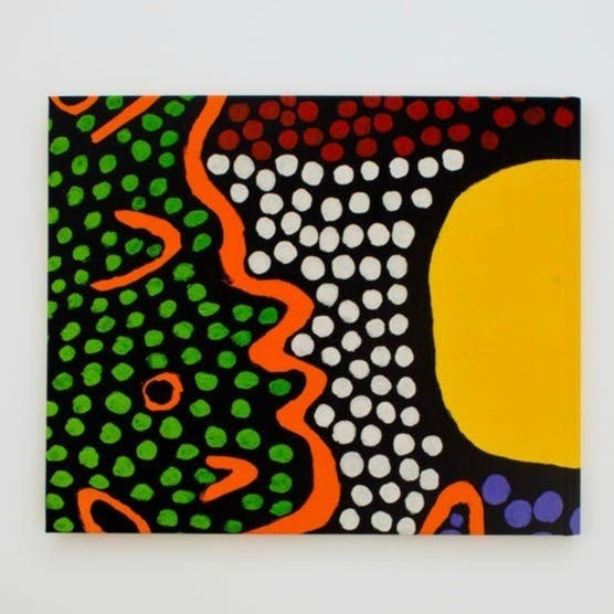 草間彌生　「私のかいたことばに あなたのナミダをながしてほしい」