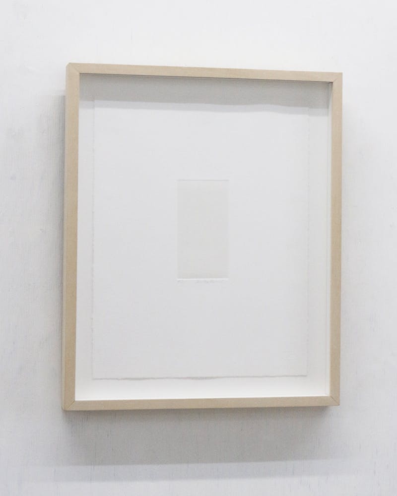 White　額装