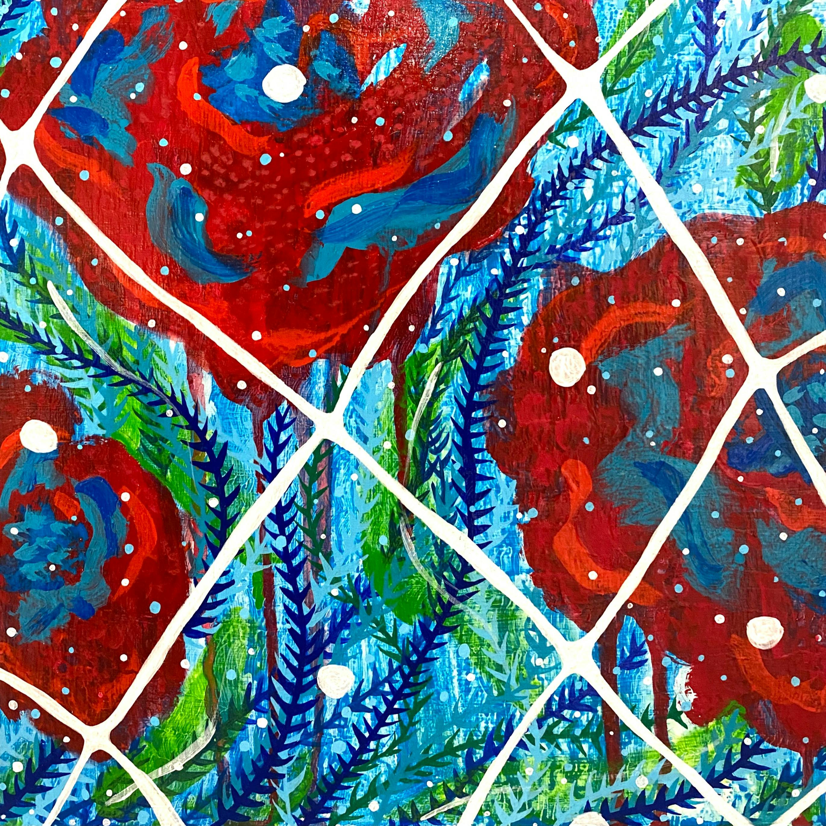 水中の花のトラ