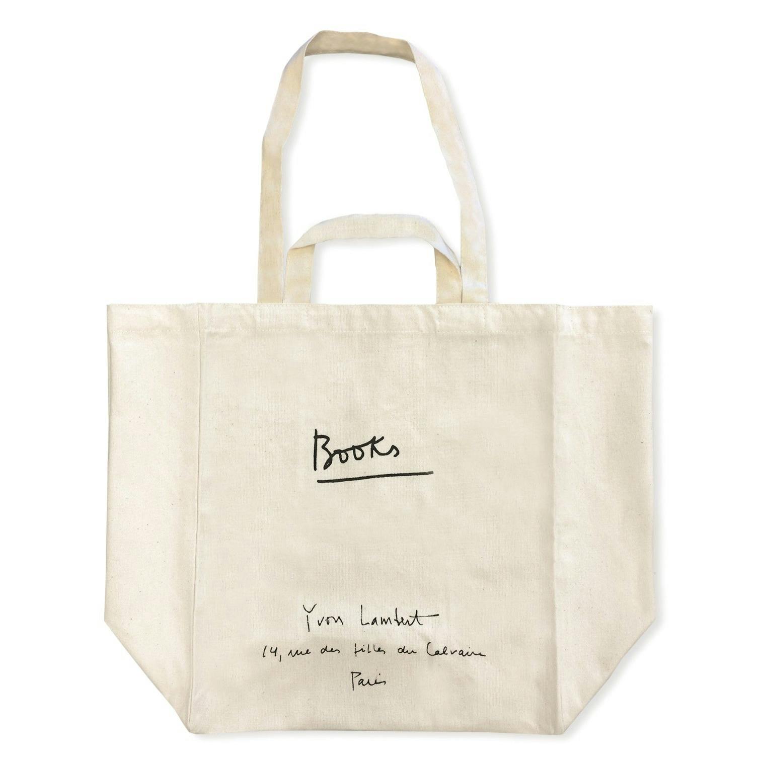 YVON LAMBERT TOTE BAG (LARGE / WHITE)