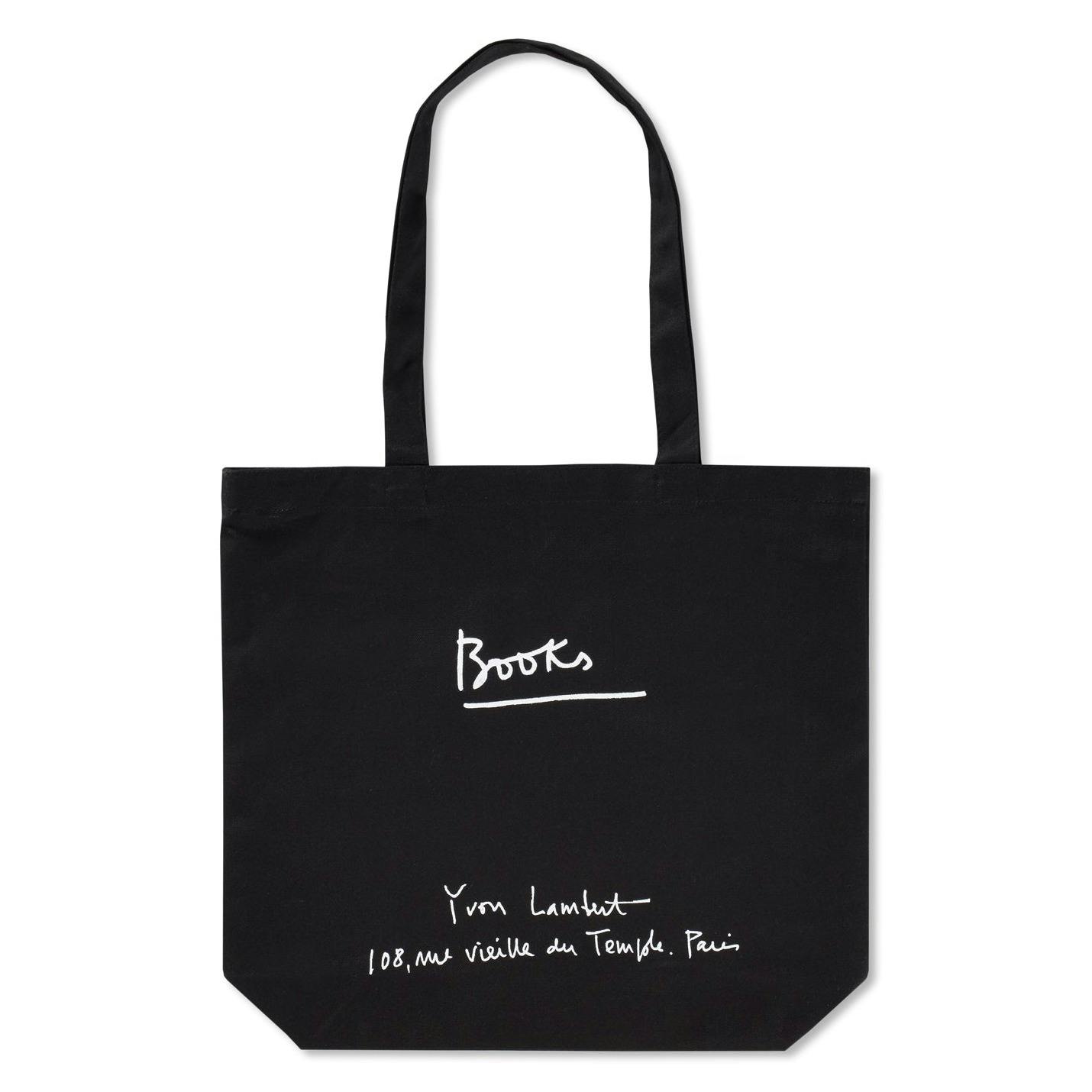 YVON LAMBERT TOTE BAG (REGULAR / BLACK)