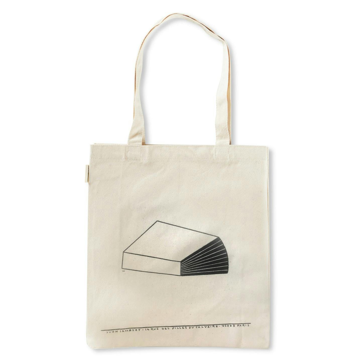 YVON LAMBERT & PHILIPPE WEISBECKER TOTE BAG (WHITE)