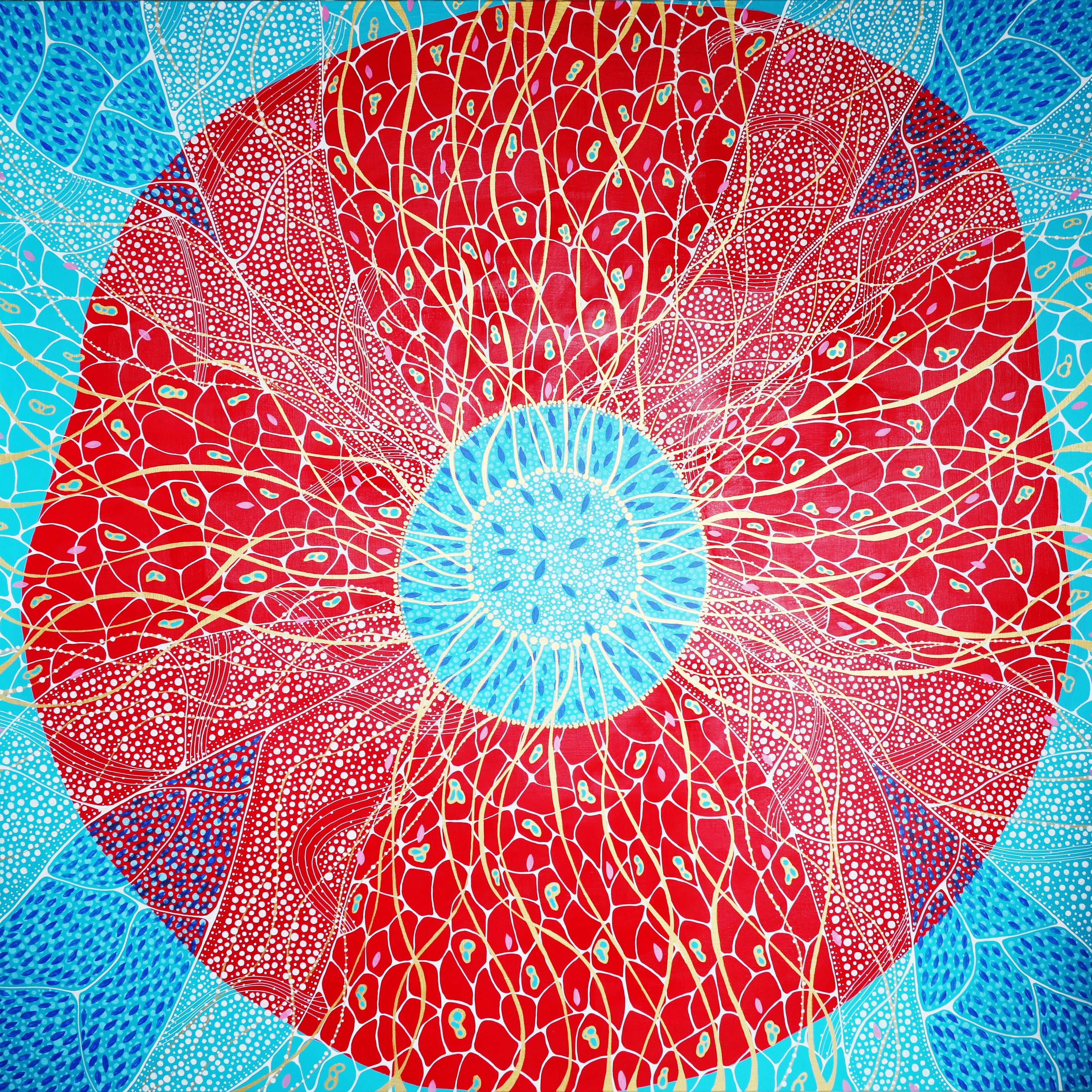 魂の花あかあお