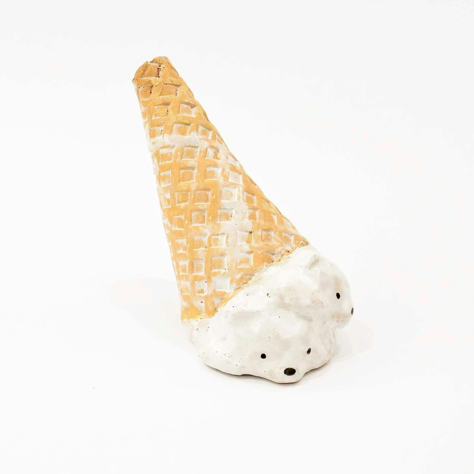 しろくまソフトの一輪挿し（なかよし）