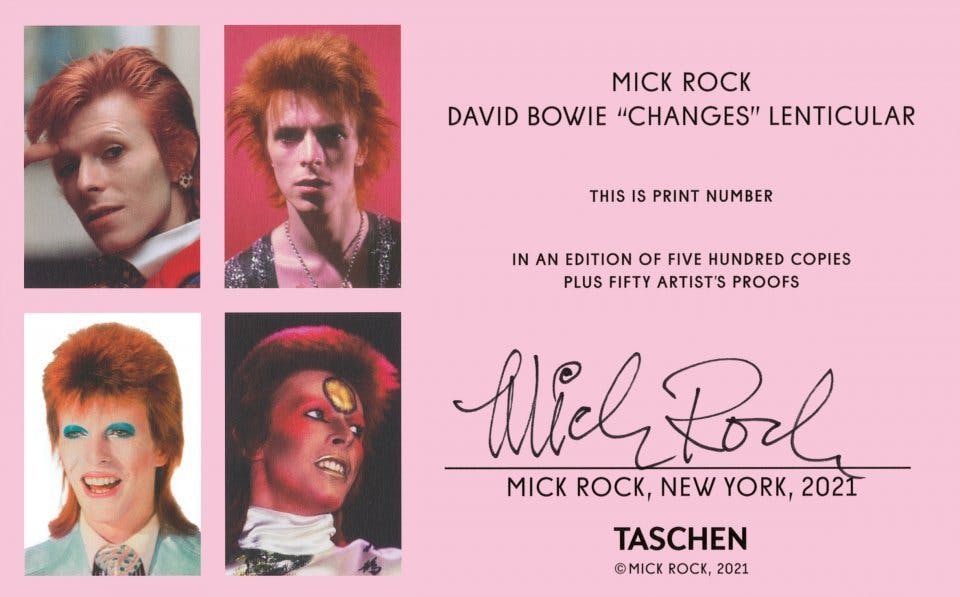 Mick Rock David Bowie 'Changes' Lenticularの販売・通販 | OIL by