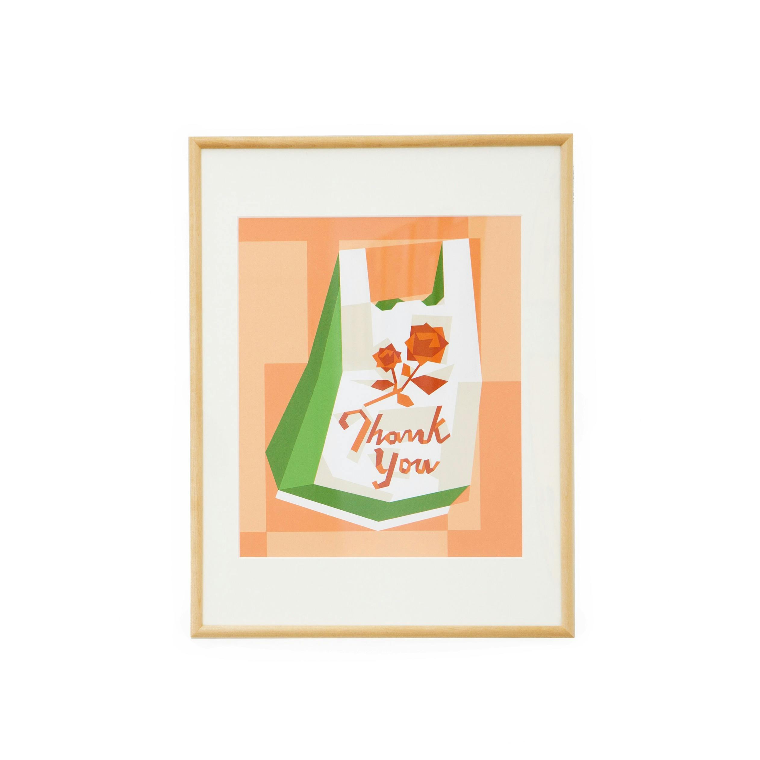 サンキューバッグ シルクスクリーンプリント