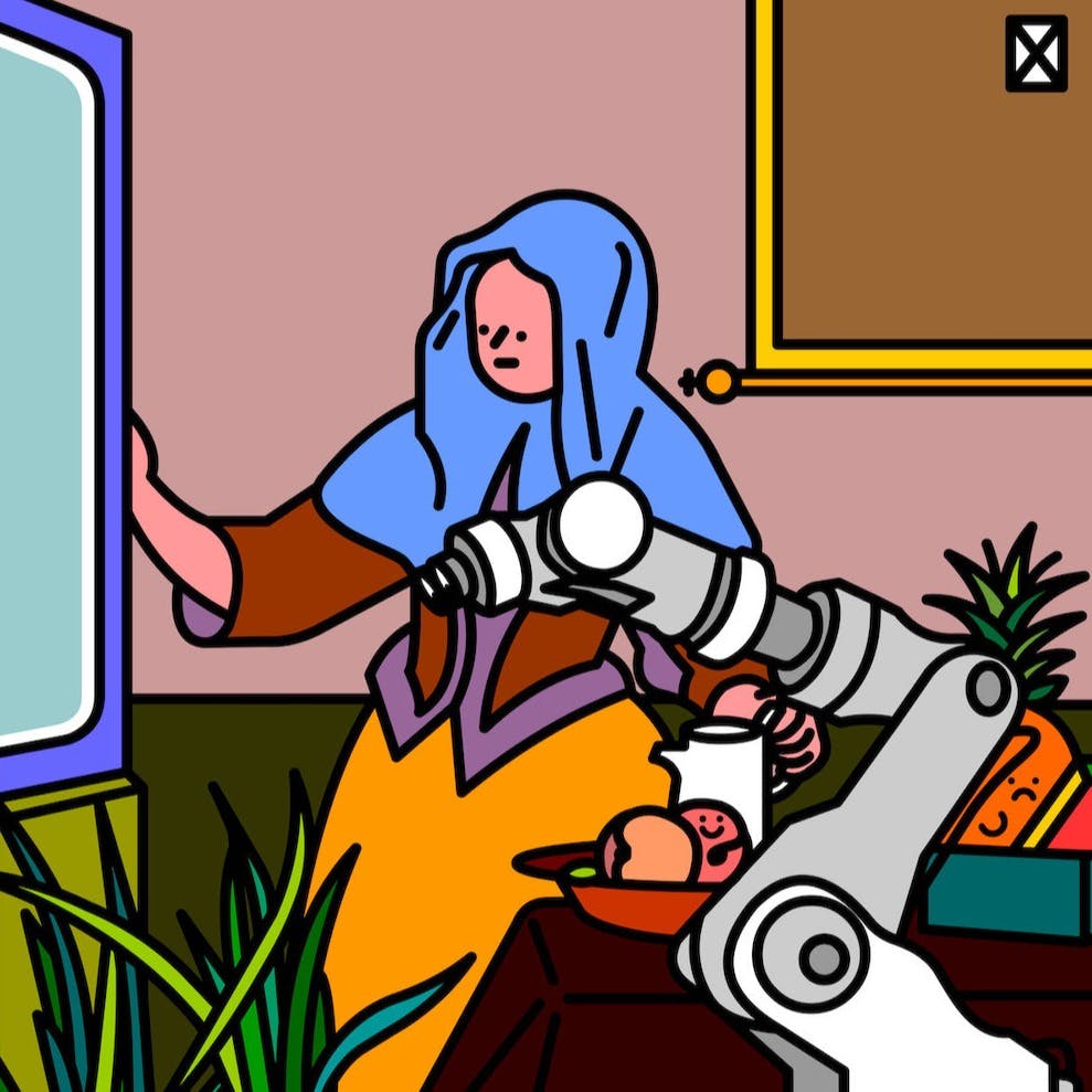 The expectations of the robotic arm