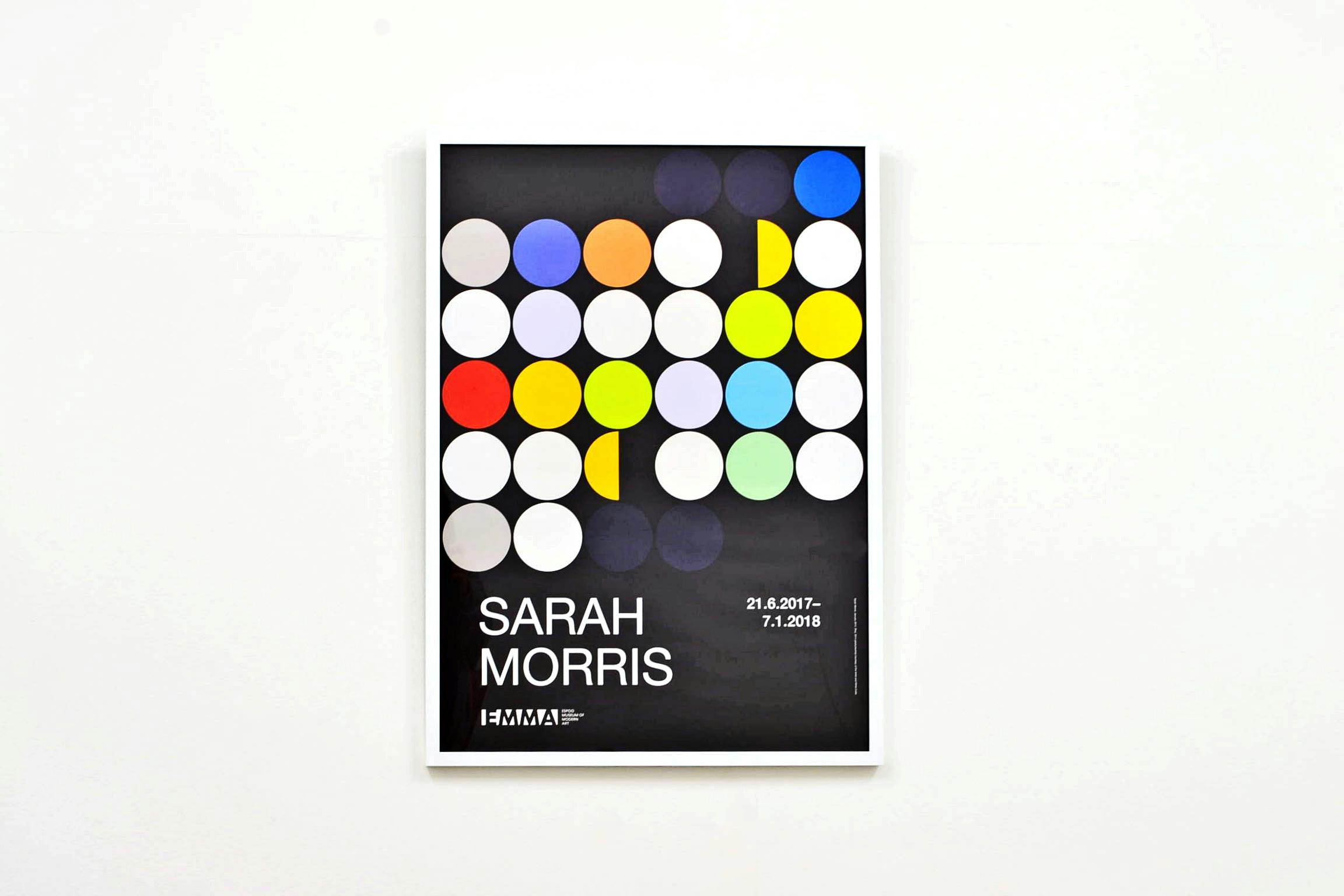 Sarah Morris: 展覧会ポスター