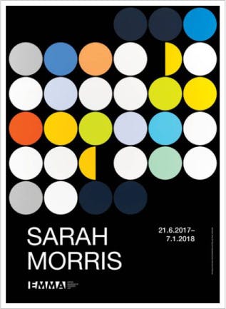 Sarah Morris: 展覧会ポスター