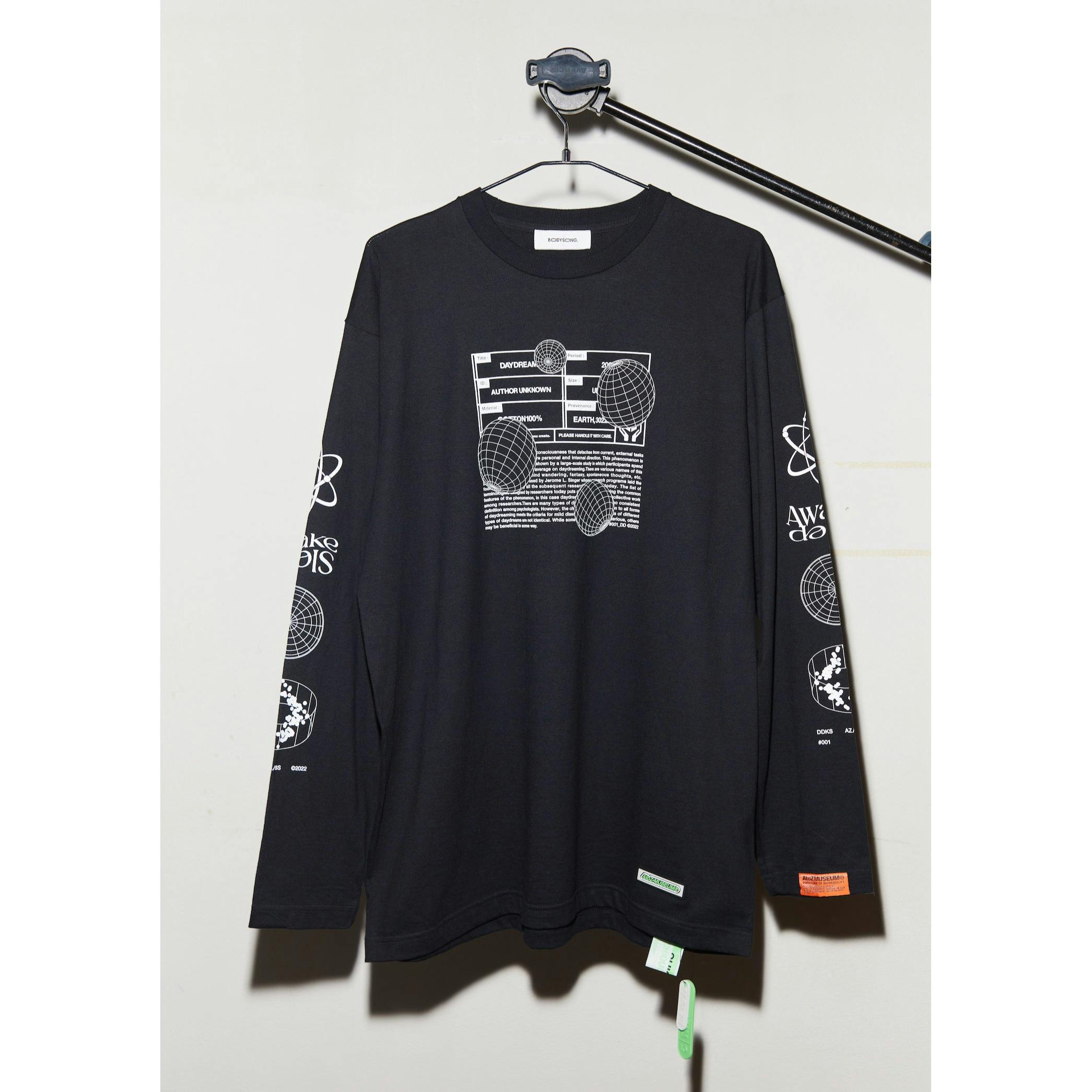 Koji Shiouchi x AtoZ MUSEUM® x BODYSONG.：Atomic A-longT_KSxBS./BLACK(AZ16-LS01)【One Size】