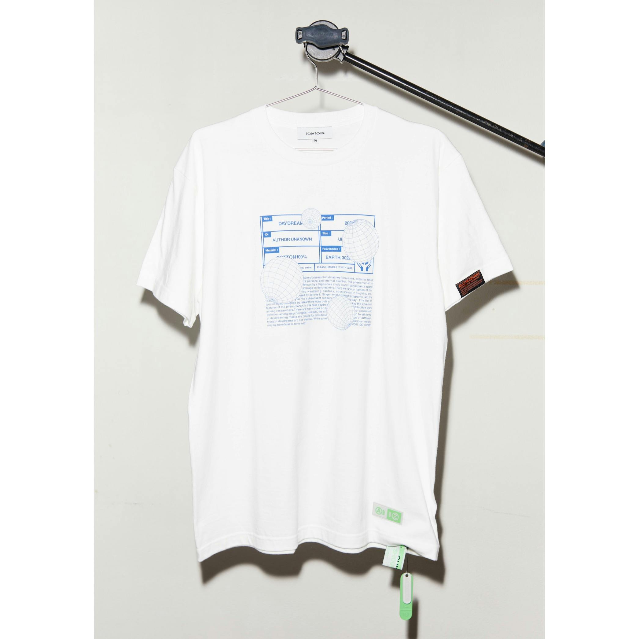 Koji Shiouchi x AtoZ MUSEUM® x BODYSONG.：Atomic-T_KSxBS./WHITE_BLUE(AZ13-T04)【Mサイズ】