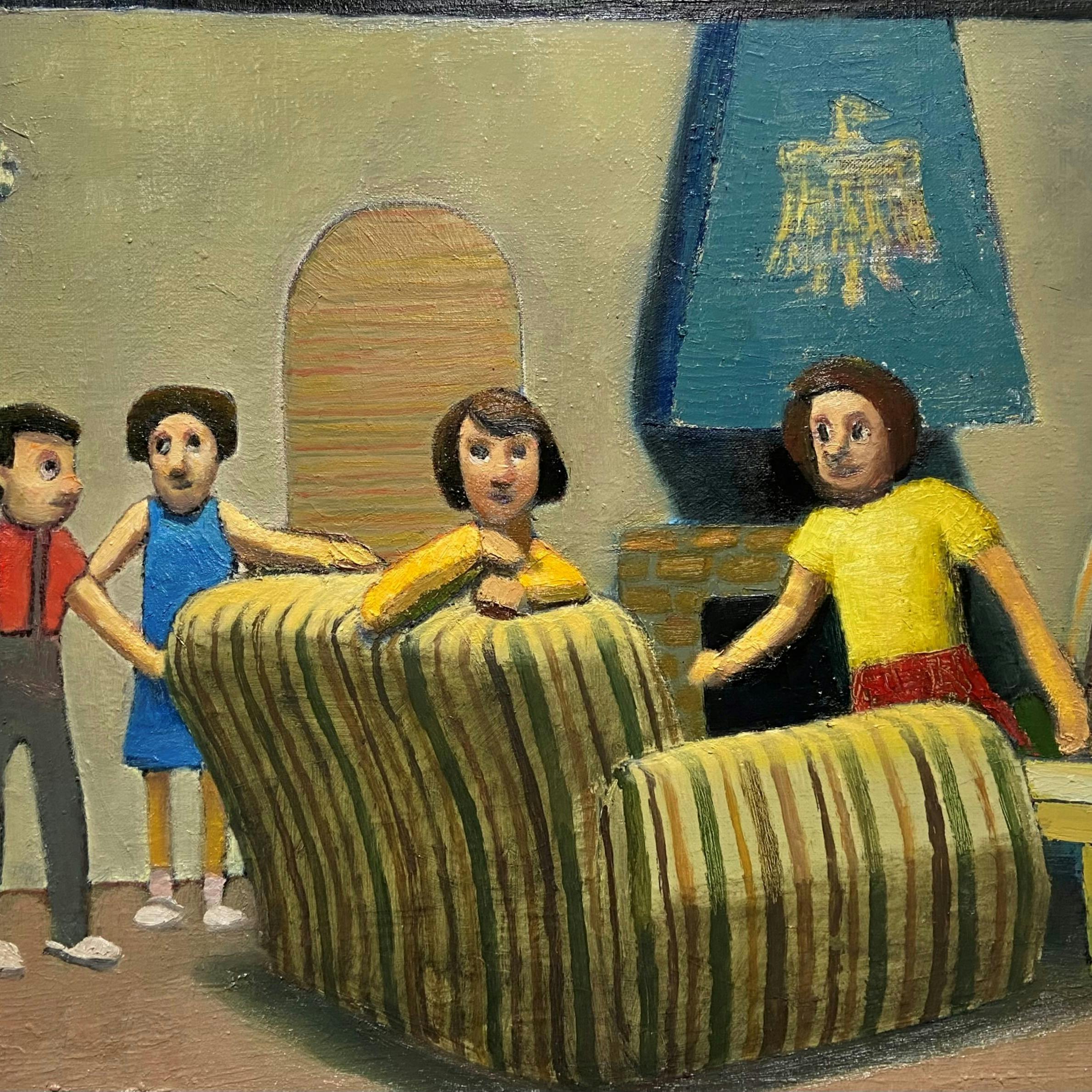 リビングルームの子どもたち