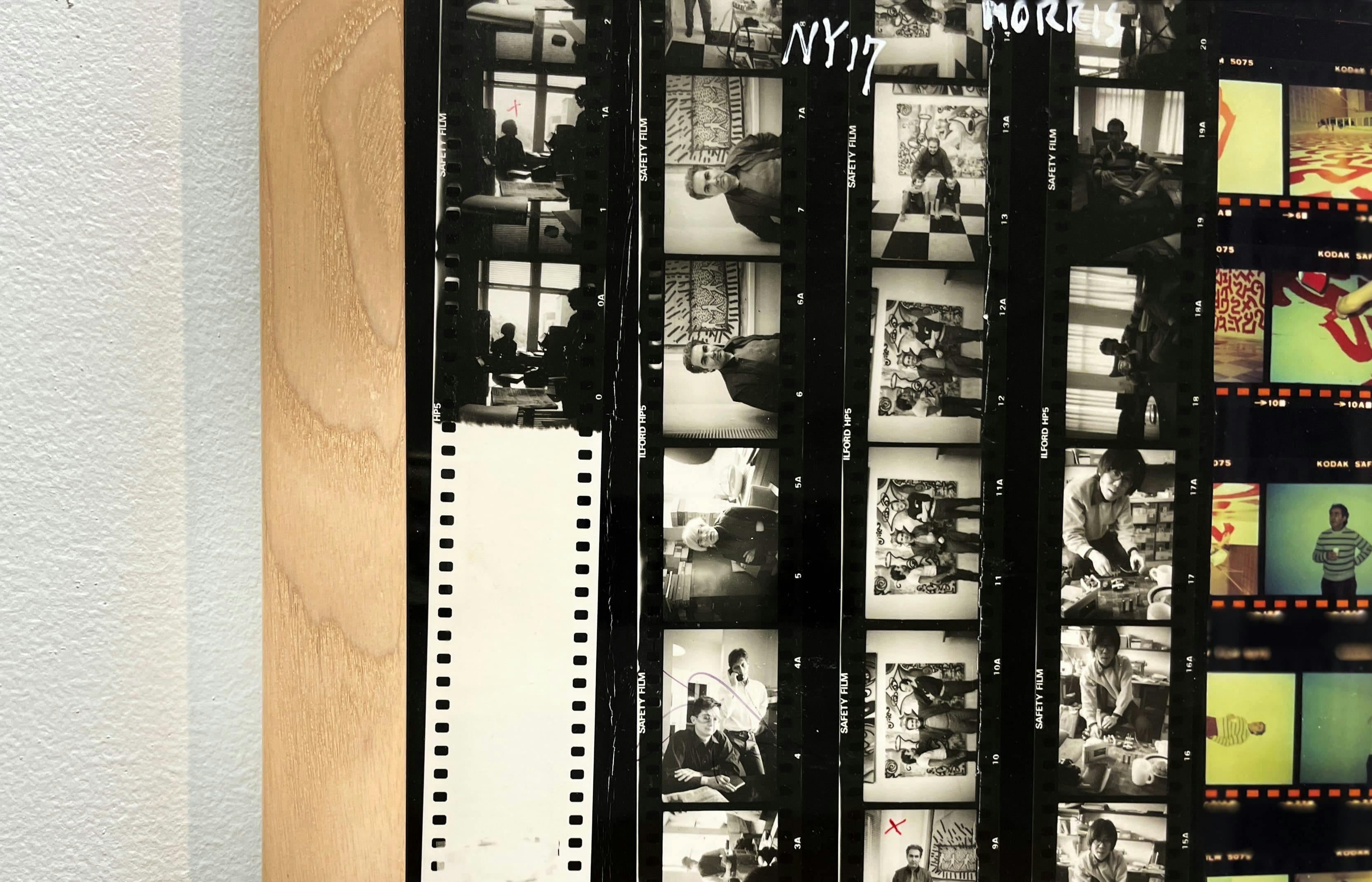 "Collage of film contact sheets from the 1980s"（部分）