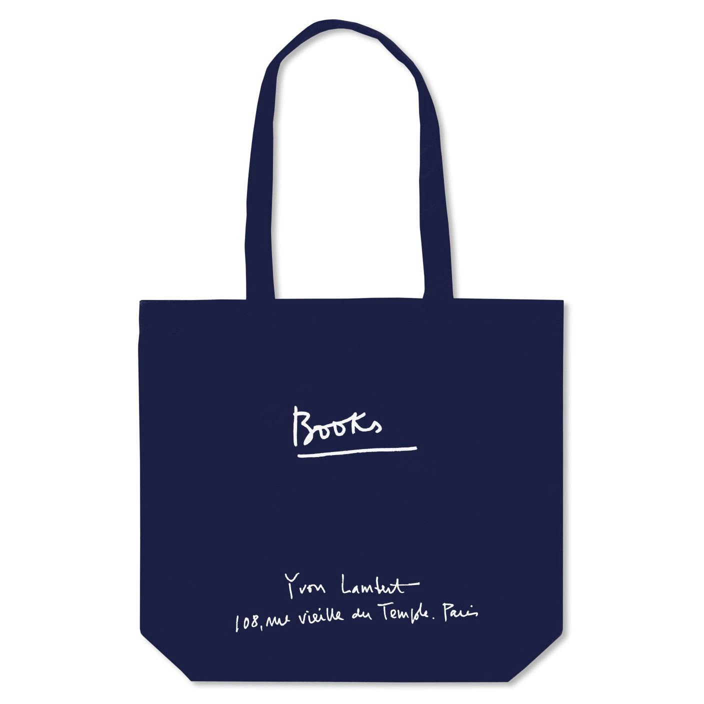 YVON LAMBERT TOTE BAG (REGULAR / NAVY BLUE)