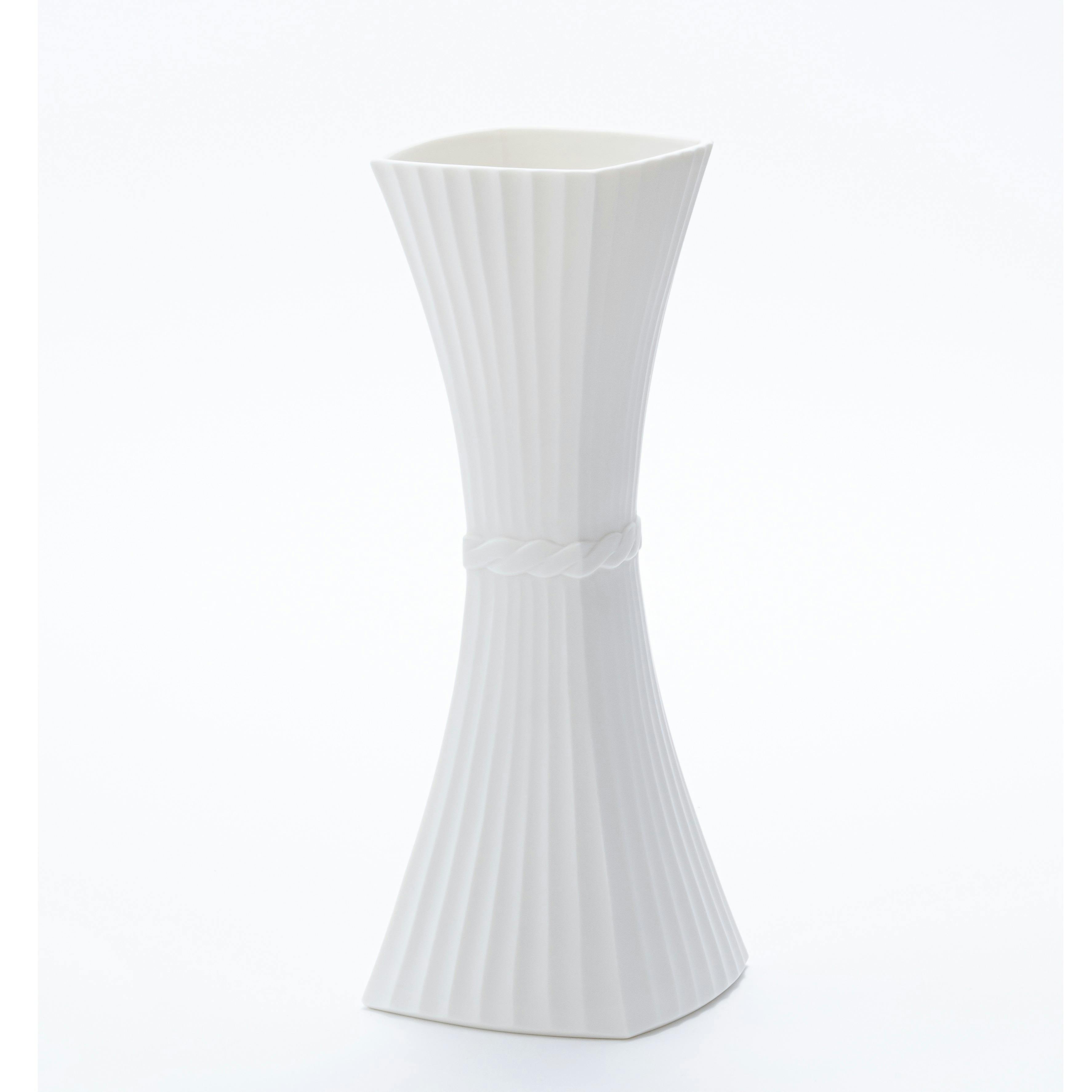 若杉 聖子 白磁 花器 - 花瓶