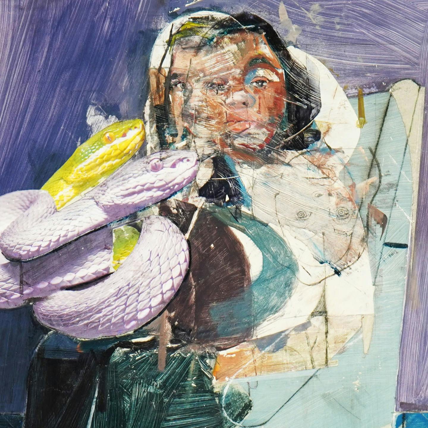 Portrait 67 (Black Cat Medusa)