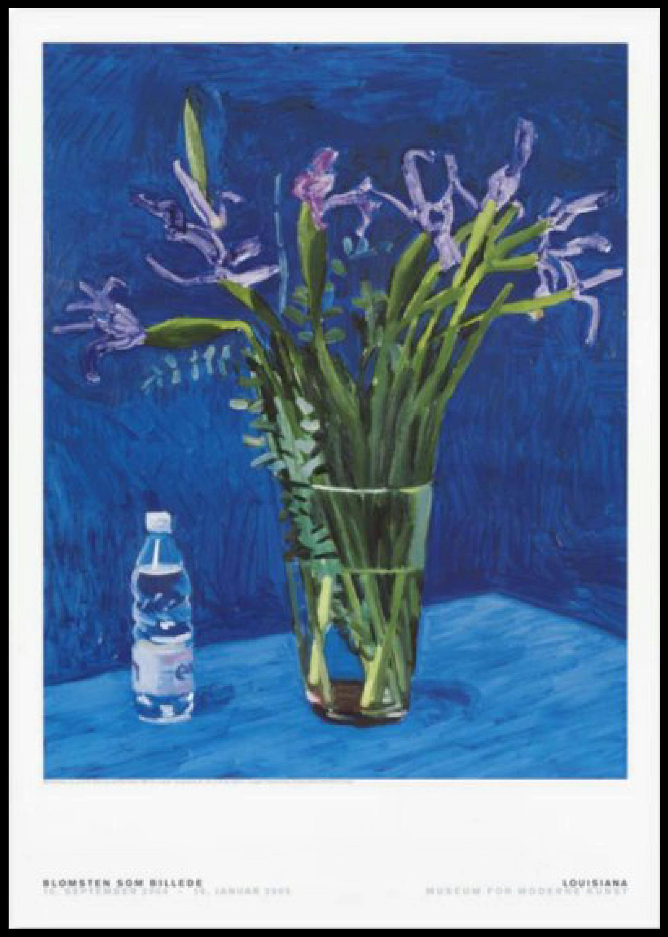 David Hockney: Iris with Evian Bottle, 1998 ポスター