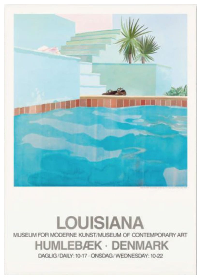 David Hockney: Pool and Steps, 1971 ポスター