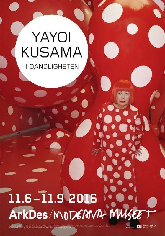 Kusama with Dots Obsession, 2012 ポスター + オーダーフレーム