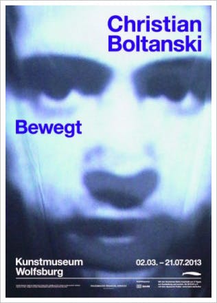 Christian Boltanski: Bewegt展 ポスター