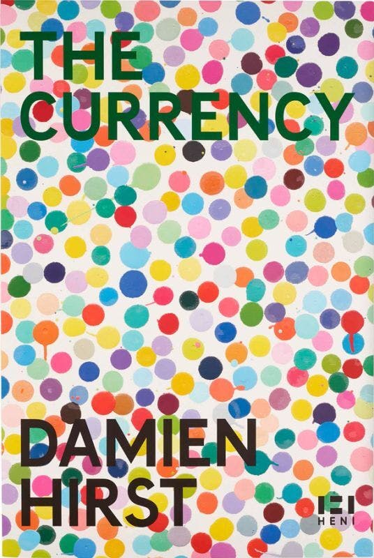 Damien Hirst: The Currency ポスター（Blue）