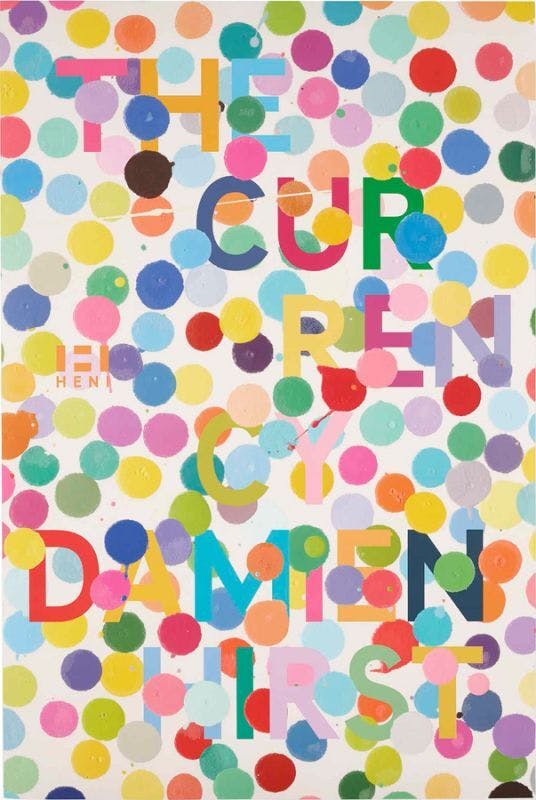 Damien Hirst: The Currency ポスター（Purple）