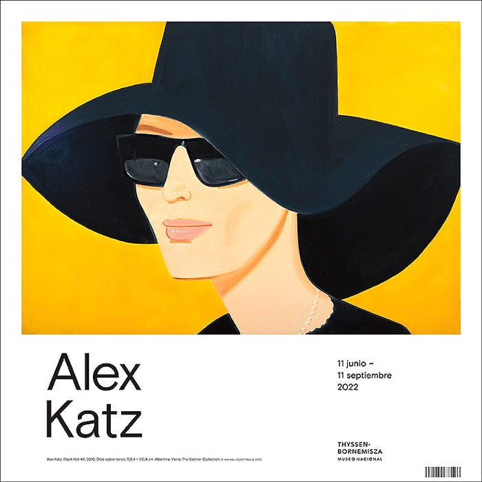 Alex Katz: Ulla in Black Hat, 2010 ポスター