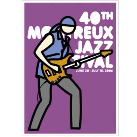 Jass Festival ポスター/ purple + オーダーフレーム