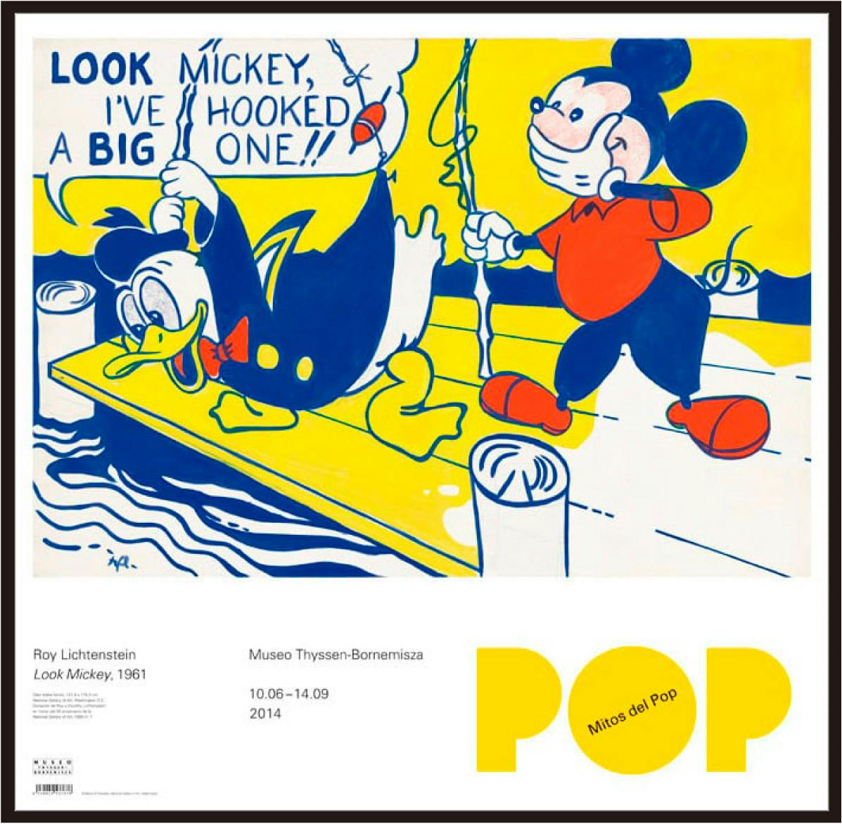 Roy Lichtenstein: Pop Art Myths展 ポスター