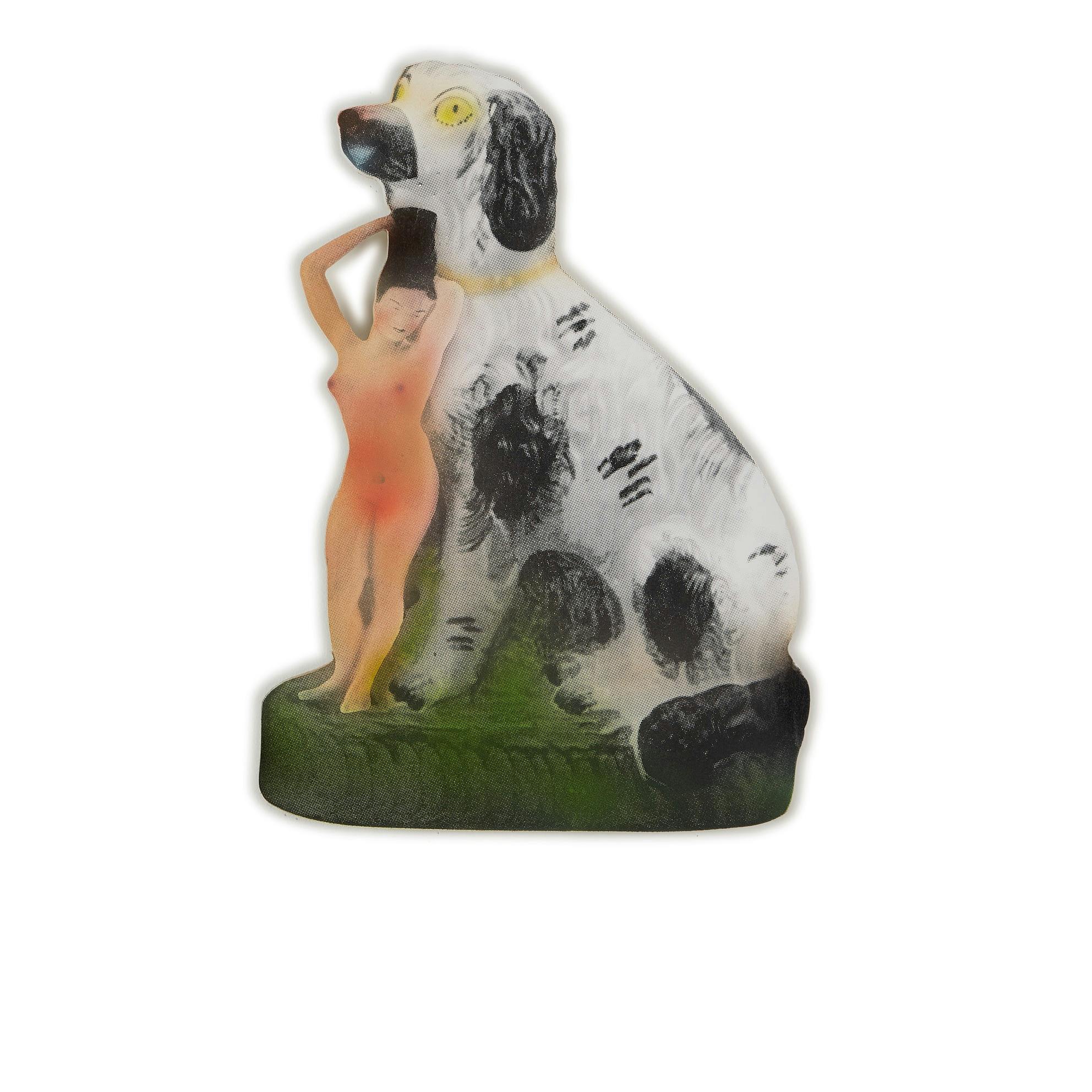 DOG WITHSTANGING GIRL