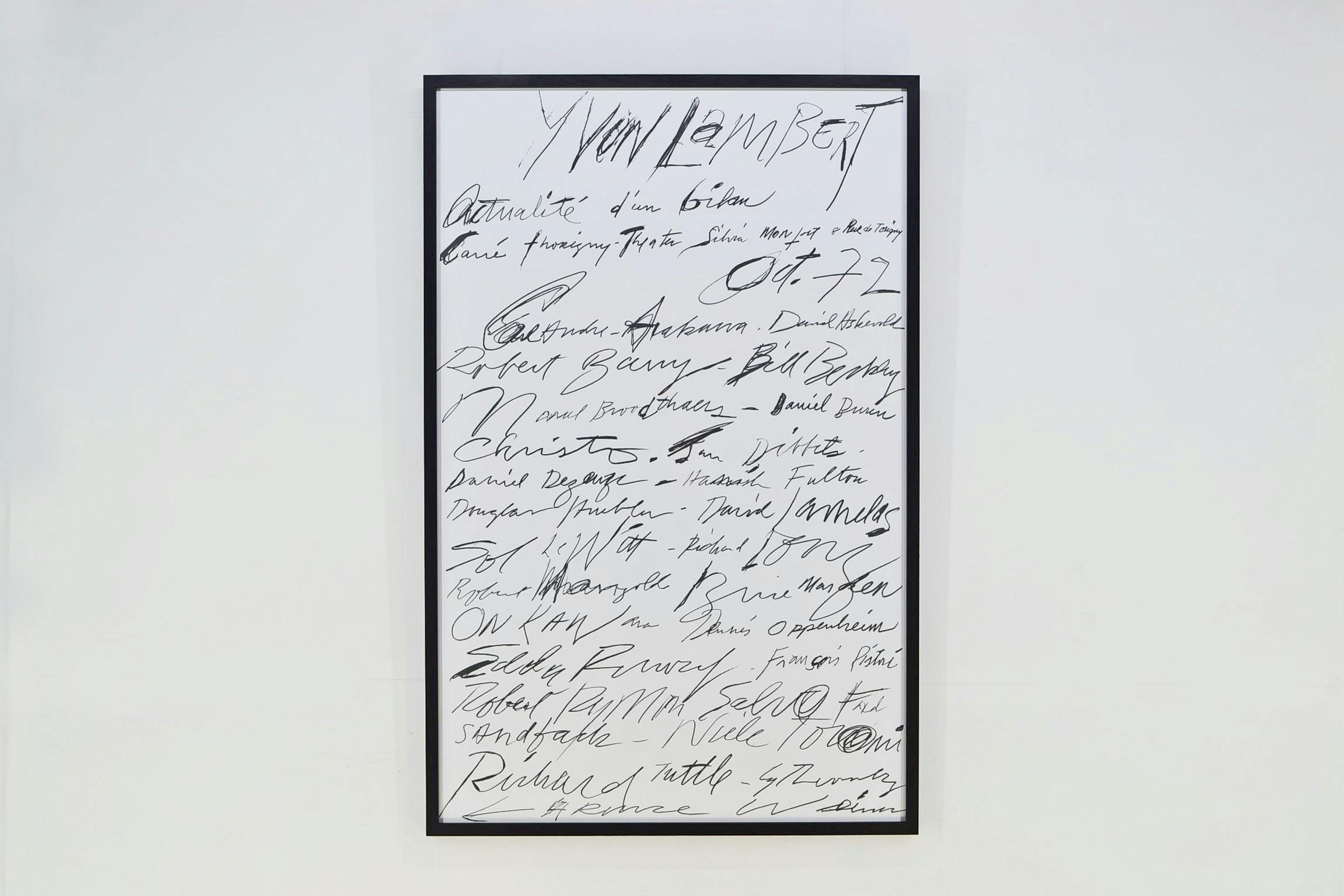 Cy Twombly: print, 1972 ポスター（2nd）
